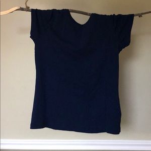 Navy tee shirt